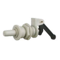 PULSADOR PLASTICO FRANKLIN - BLANCO