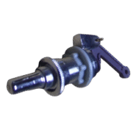 PULSADOR DE BRONCE FRANKLIN CORTO