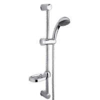 DUCHADOR CROMADO CON BARRAL