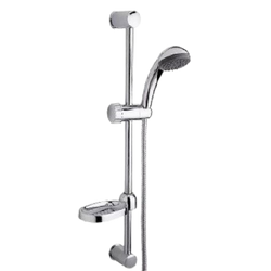 DUCHADOR CROMADO CON BARRAL