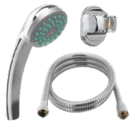 DUCHADOR CROMADO COMPLETO