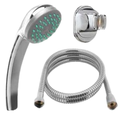 DUCHADOR CROMADO COMPLETO