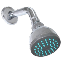 DUCHA COMPLETA ANTISARRO FLOR SIMIL POMBA