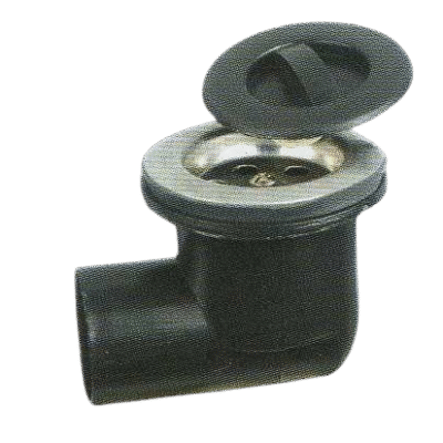 SOPAPA PLASTICA A CODO BANERA Ø 40