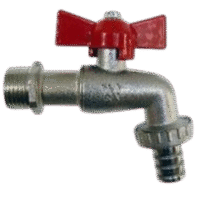 CANILLA ESFERICA METAL MARIPOSA 1/2"