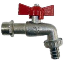 CANILLA ESFERICA METAL MARIPOSA 1/2"