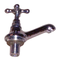 CANILLA LAVATORIO METAL PICO LEVANTADO NAC.