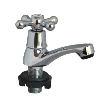 CANILLA LAVATORIO METAL VOL CRUZ