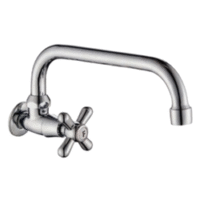 CANILLA PARED METAL P/MOVIL ALTO