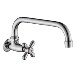 CANILLA PARED METAL P/MOVIL ALTO