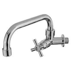 CANILLA PLASTICA PARED P/MOVIL 'U' CROMADA