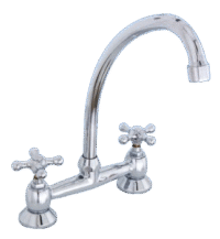 GRIFERIA LA OVAL - CROMO I - MESADA