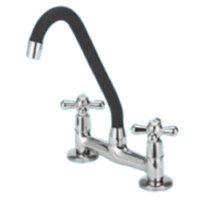 GRIFERIA MEZCLADORA MESADA VT PICO NEGRO