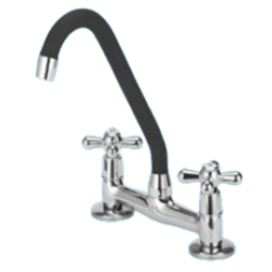 GRIFERIA MEZCLADORA MESADA VT PICO NEGRO