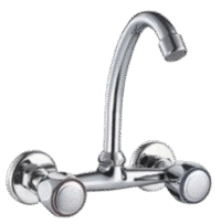 GRIFERIA MEZCLADORA PARED PICO ALTO 'J' ZAZZERI