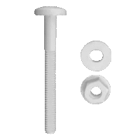 M.FIJACION - TORNILLO FIJACION FERRUM 8cm
