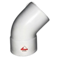 PVC 100 - CURVA 45º M-H