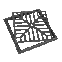 REJILLA PISO Hº Fº CON MARCO