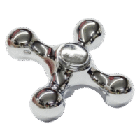 VOLANTE CRUZ CROMO Y METALICO