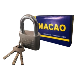 CANDADO MACAO ACERO D/TRABA
